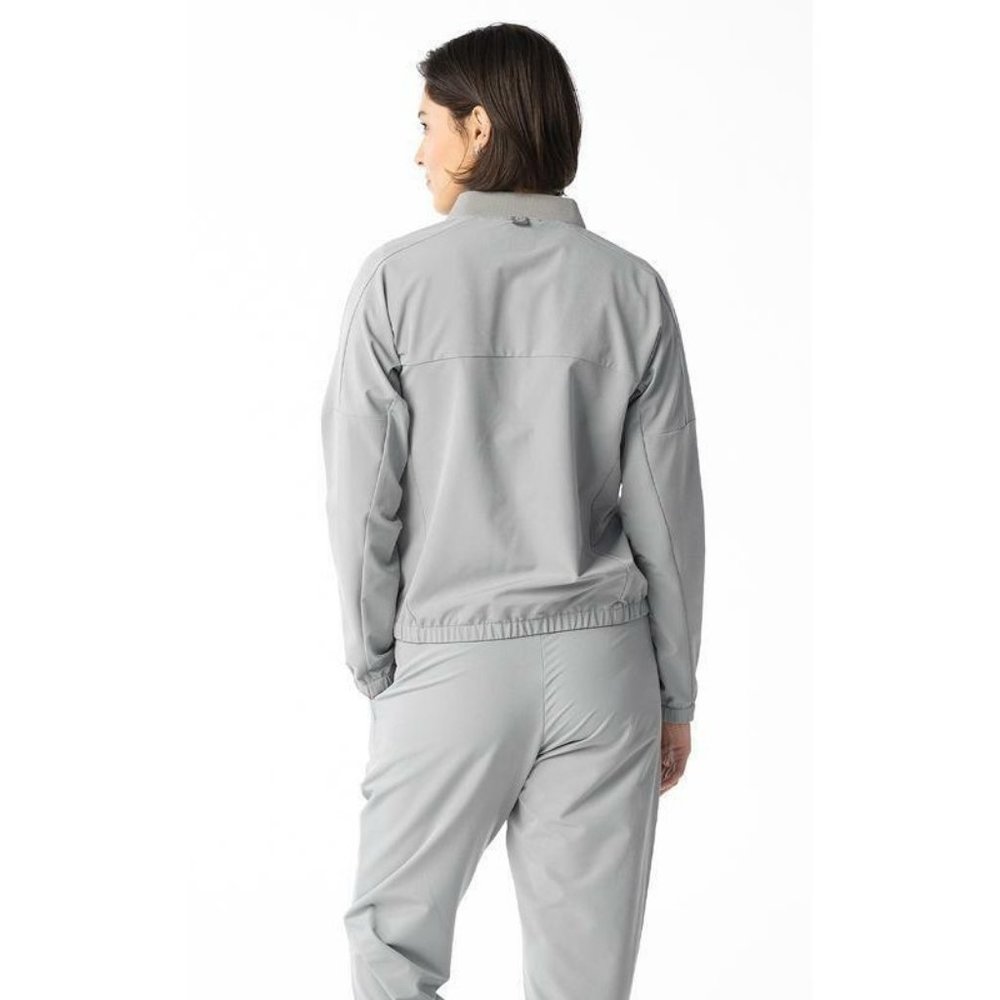 NWT $100 LEVELWEAR Verve QUINN Golf Jacket in Pebble‎ Gray sz.Small